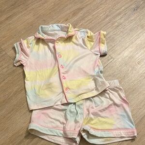 Rachel Zoe Multicolor Kids Pajama Set
